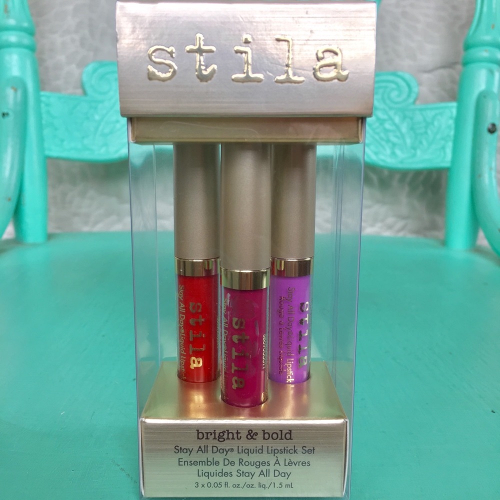 Stila bright & bold lip color set - NIB
